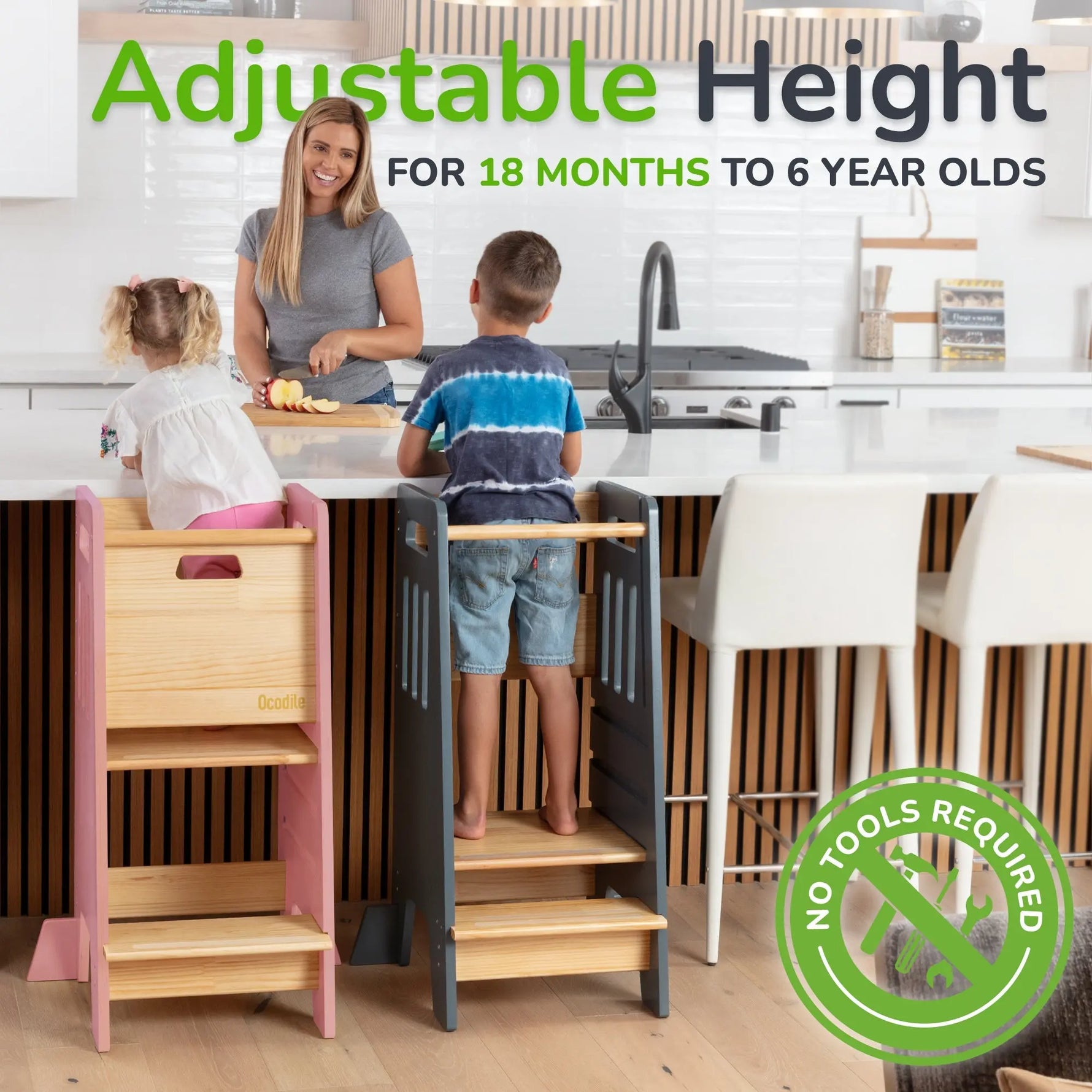 Ocodile.com Standing Tower with Door - Baby & Toddler > Baby Toys & Activity Equipment > Baby Activity Toys > Activity Centers