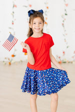Star Bright Ruffle Twirl Skort With Attached Shorts - Everetts Place Boutique - 