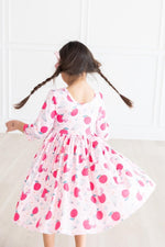 Star Student Twirl Dress With Pocket Three Quarter Sleeve - Everetts Place Boutique - 