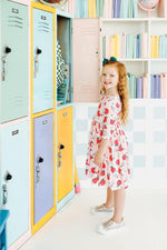 Star Student Twirl Dress With Pocket Three Quarter Sleeve - Everetts Place Boutique - 