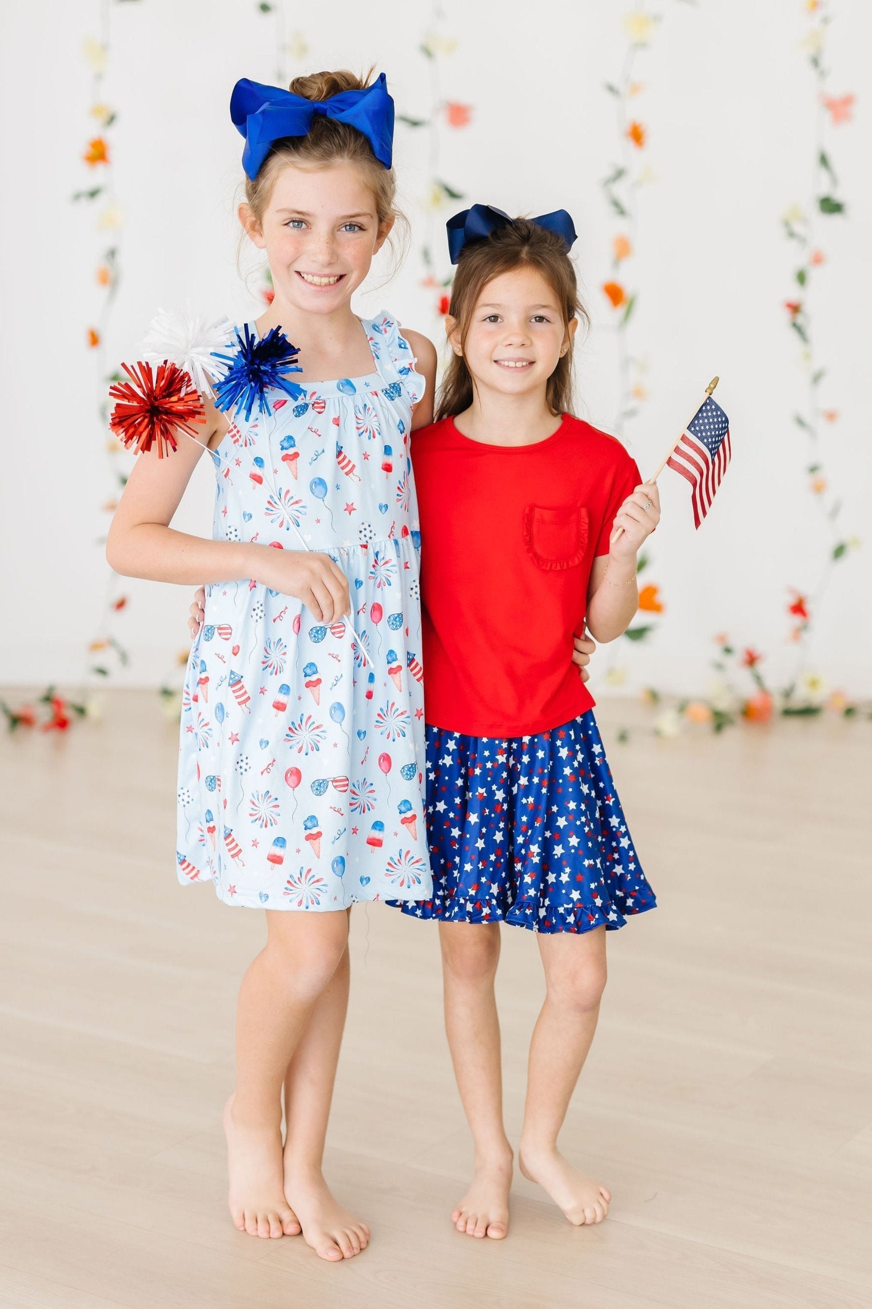 Mila & Rose ® Star Bright Ruffle Twirl Skort With Attached Shorts - Apparel & Accessories > Clothing > Skorts Ruffle Twirl Skort