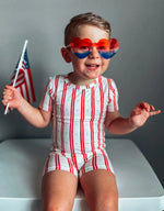 Little Joy Co. Stars And Stripes 2 Piece Bamboo Pajamas Soft Sleepwear - Apparel & Accessories > Clothing > Baby & Toddler Clothing > Baby & Toddler Sleepwear