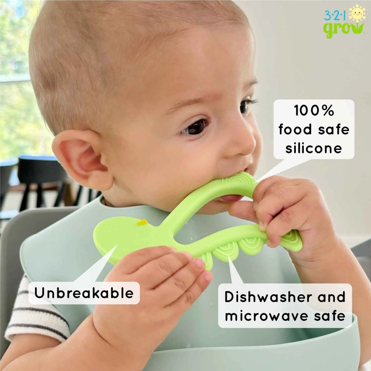 321 Grow Starter Bundle Easy Learn Dino Spoons 14 Piece Set - Everetts Place Boutique - 