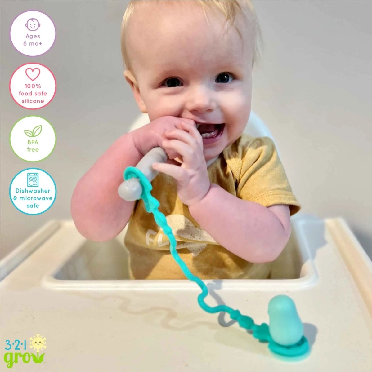 321 Grow Starter Bundle Easy Learn Dino Spoons 14 Piece Set - Everetts Place Boutique - 