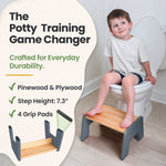 Wooden Kids Step Stool - 1-Step Multi-Purpose by Ocodile.com