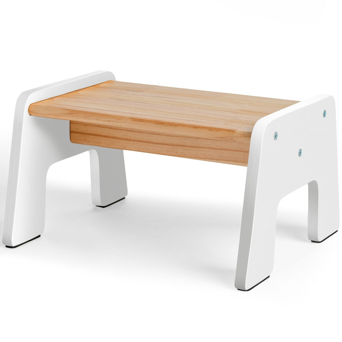 Wooden Kids Step Stool - 1-Step Multi-Purpose by Ocodile.com