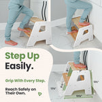 Solid Hardwood 2-Step Toddler Step Stool by Ocodile.com