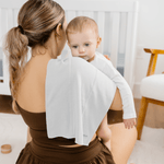 Stone Cotton Burp Cloths for Everyday Baby Care Essentials - Everetts Place Boutique - 