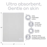 Stone Cotton Burp Cloths for Everyday Baby Care Essentials - Everetts Place Boutique - 