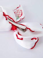 Rylee Faith Designs Strawberry Embroidered Girls Hairpin 4 Inches - 
