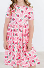 Mila & Rose ® Strawberry Fields S/S Pocket Twirl Dress - 