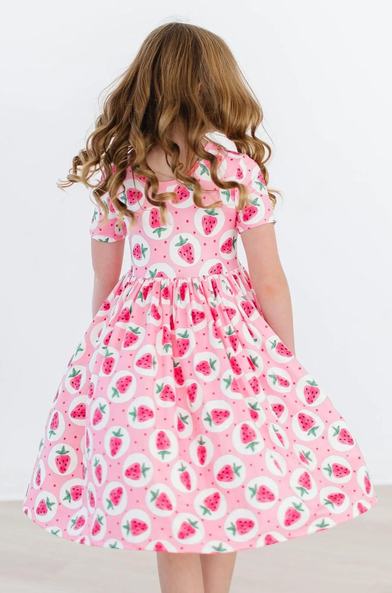 Mila & Rose ® Strawberry Fields S/S Pocket Twirl Dress - 