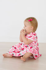Mila & Rose ® Strawberry Fields S/S Pocket Twirl Dress - 