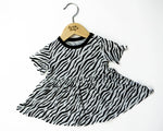 Bubble Baby Stripes | Peplum Top - 