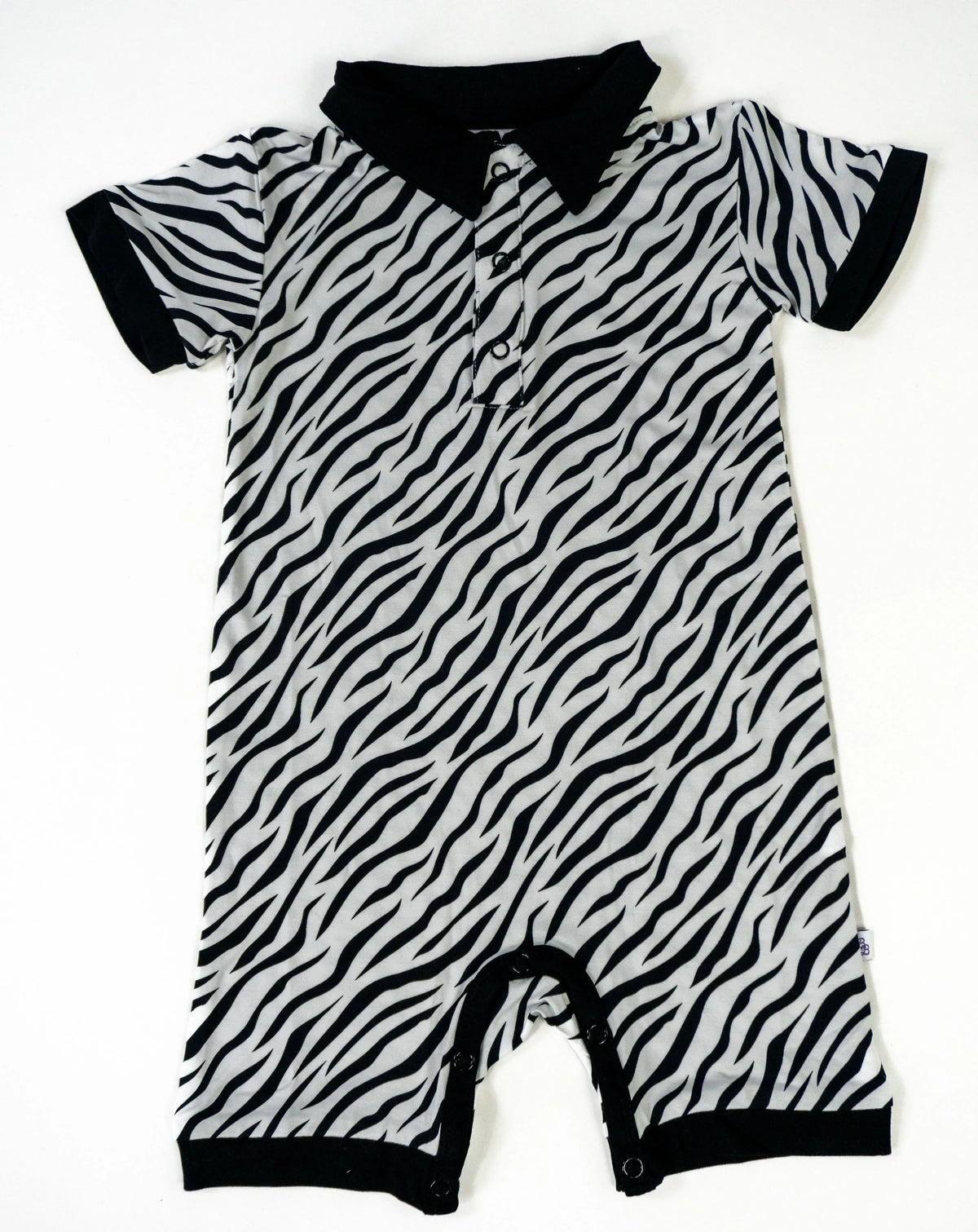 Bubble Baby Stripes | Polo Romper - 