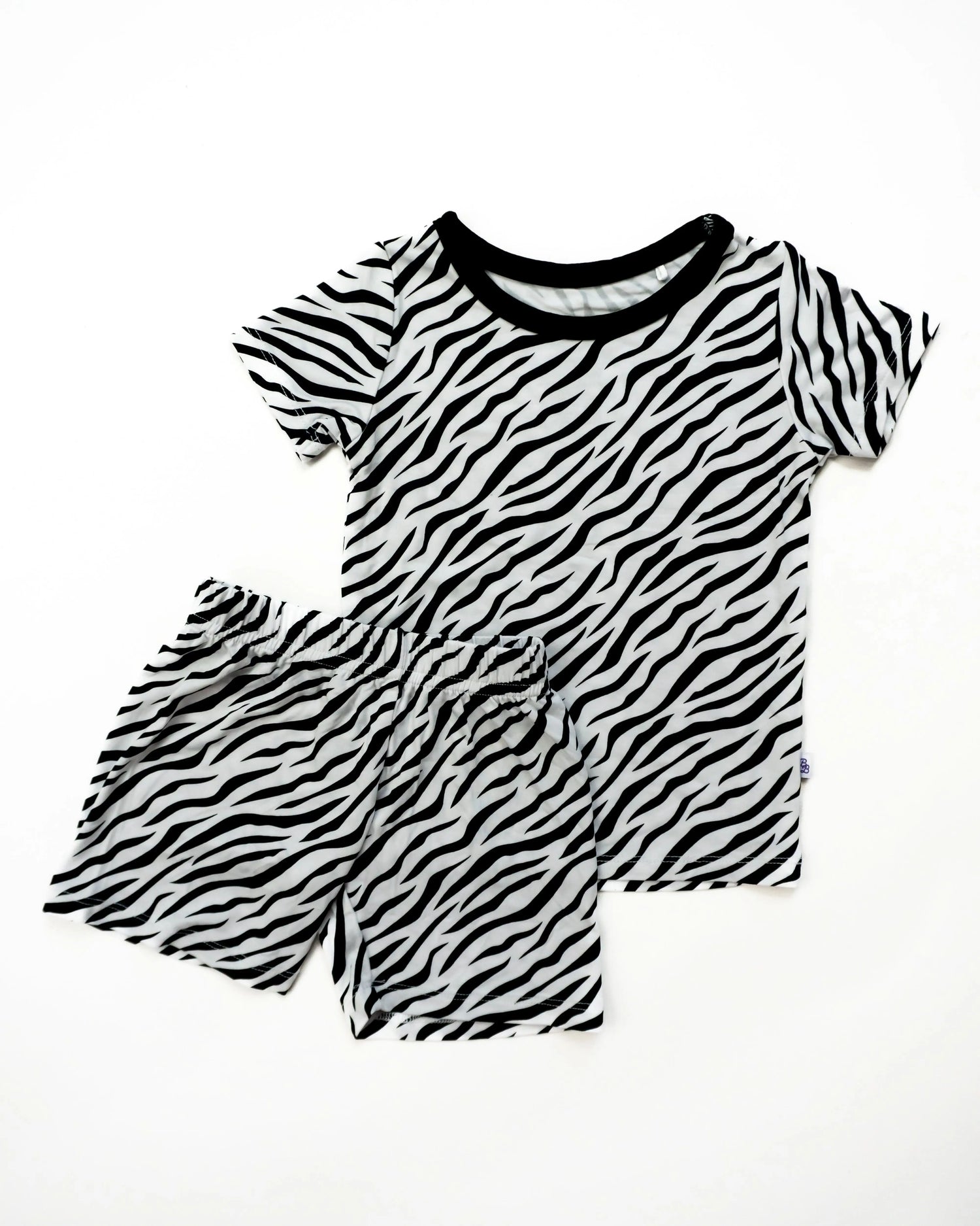 Bubble Baby Stripes | Short Sleeve Pajamas - 