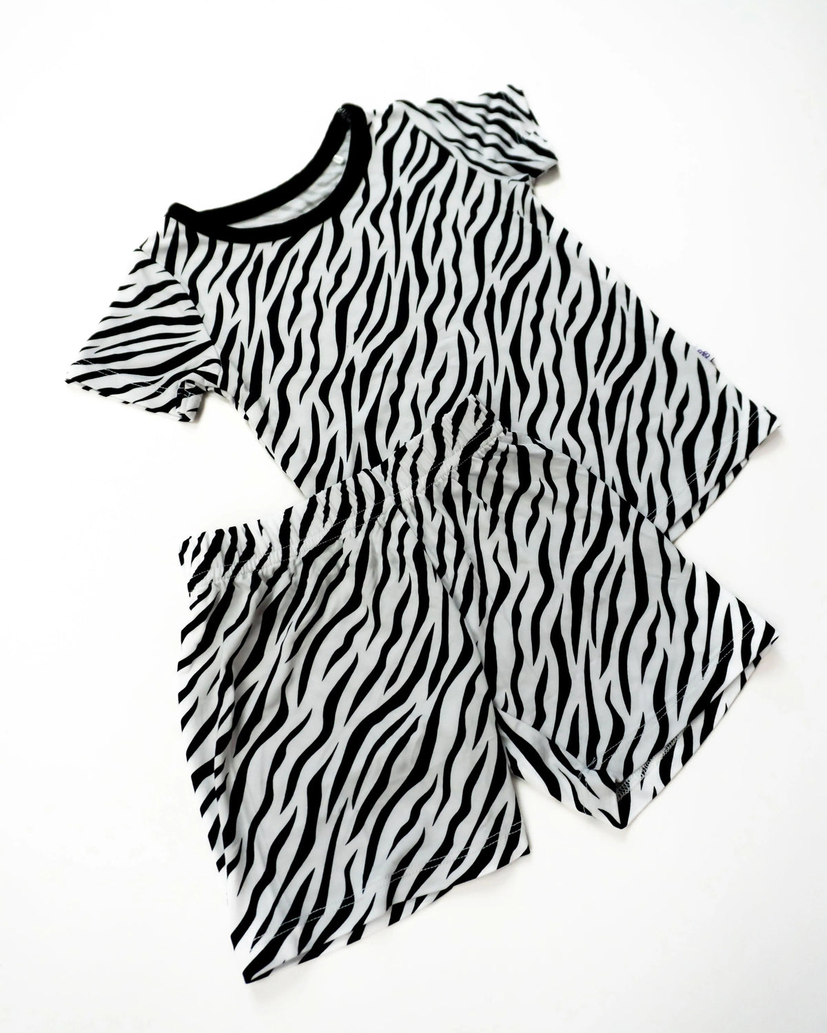 Bubble Baby Stripes | Short Sleeve Pajamas - 