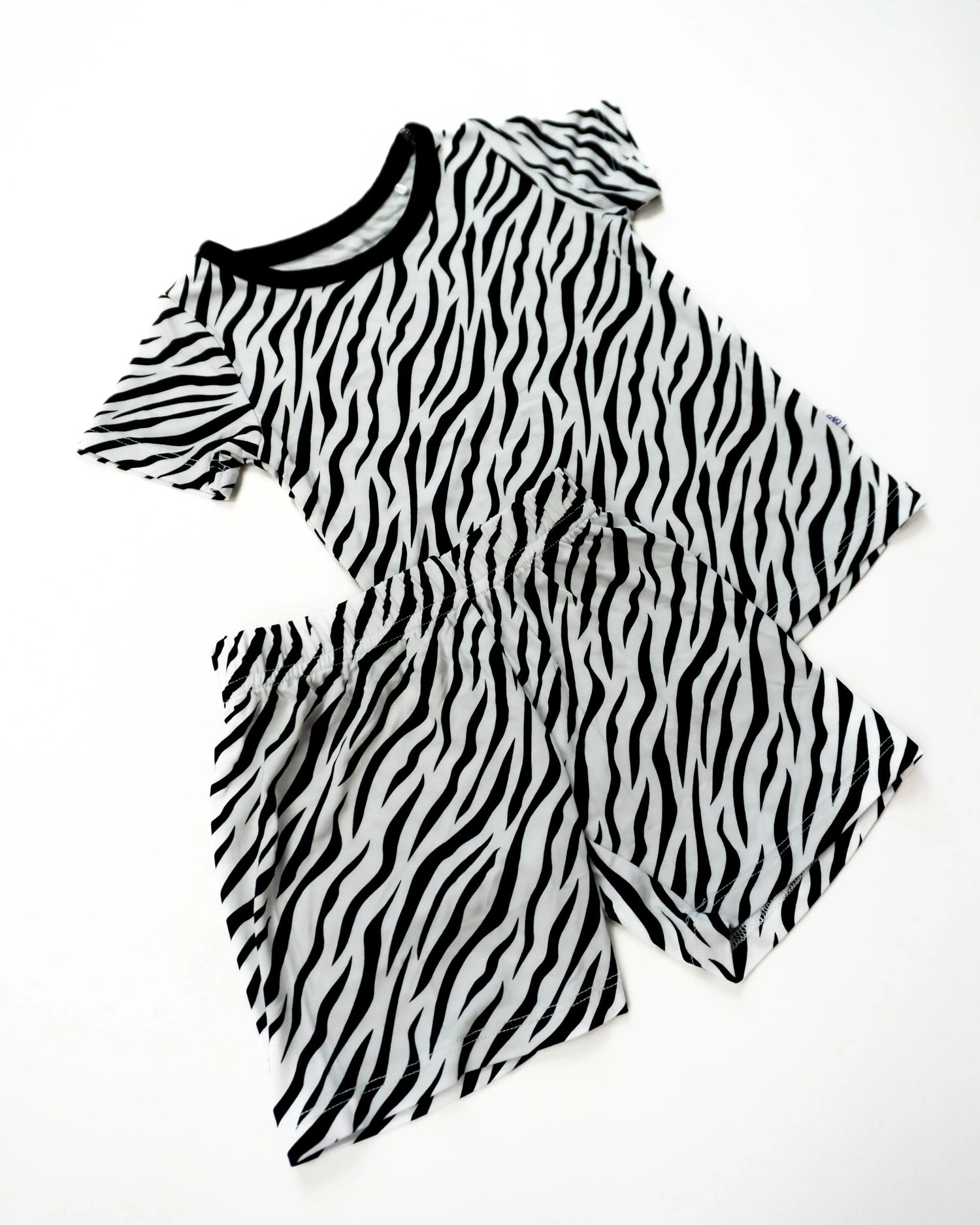 Bubble Baby Stripes | Short Sleeve Pajamas - 