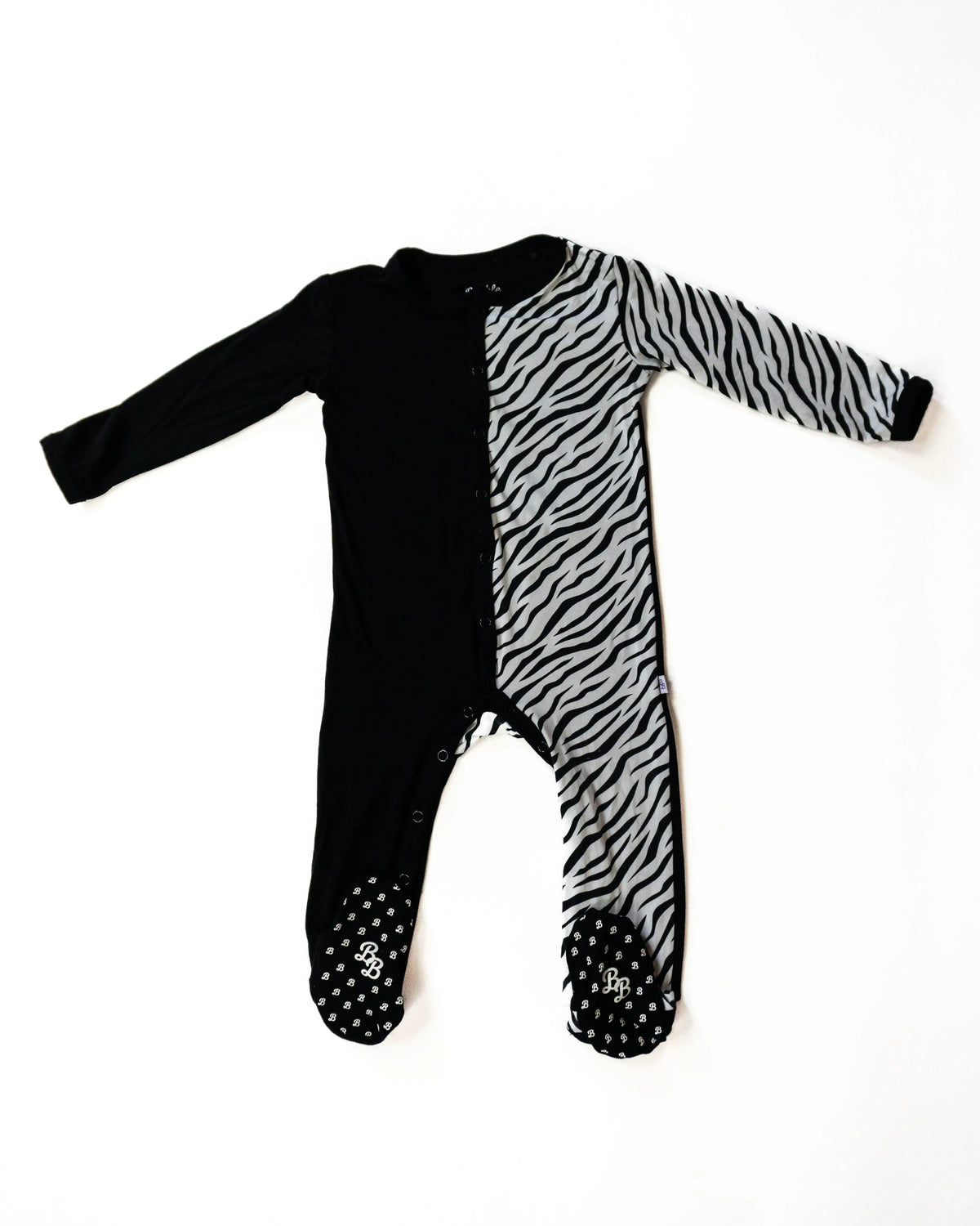 Bubble Baby Stripes | Snap Footie - 