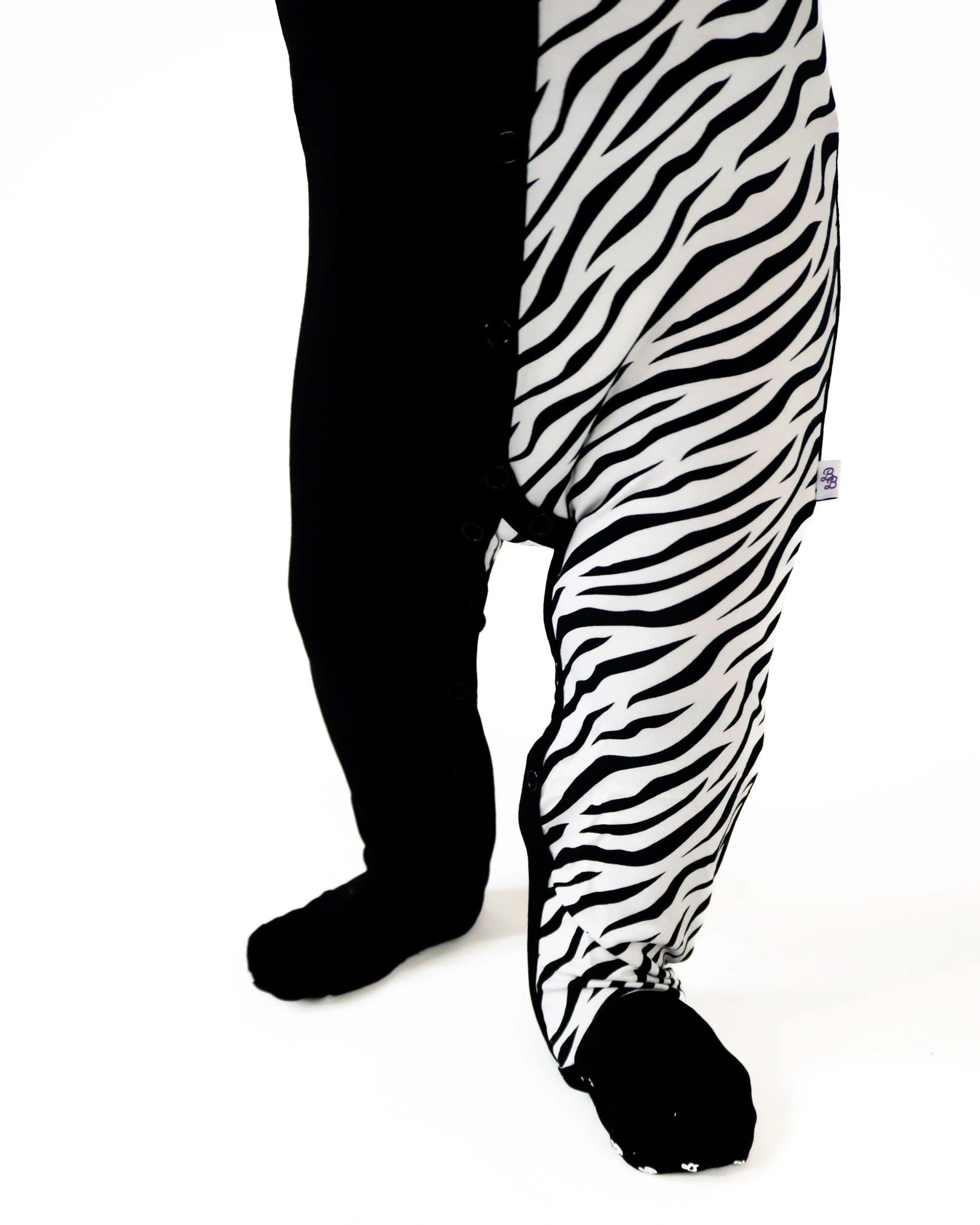 Bubble Baby Stripes | Snap Footie - 