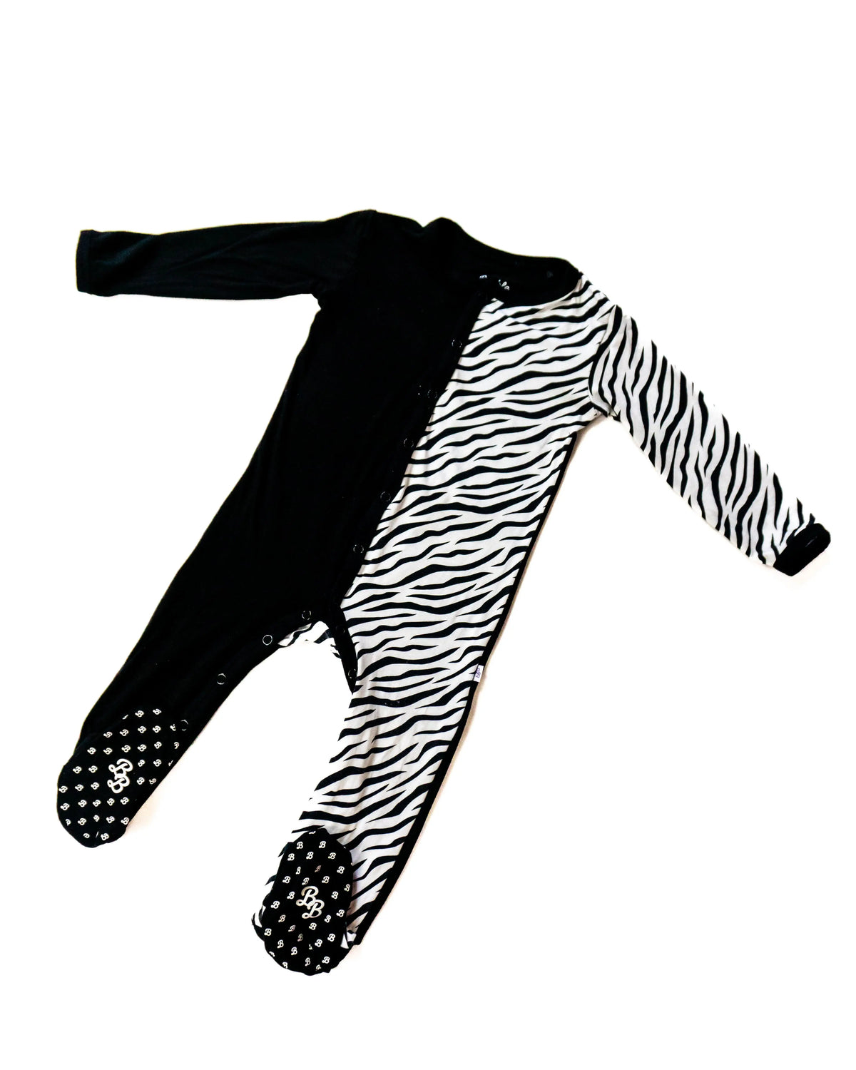 Bubble Baby Stripes | Snap Footie - 