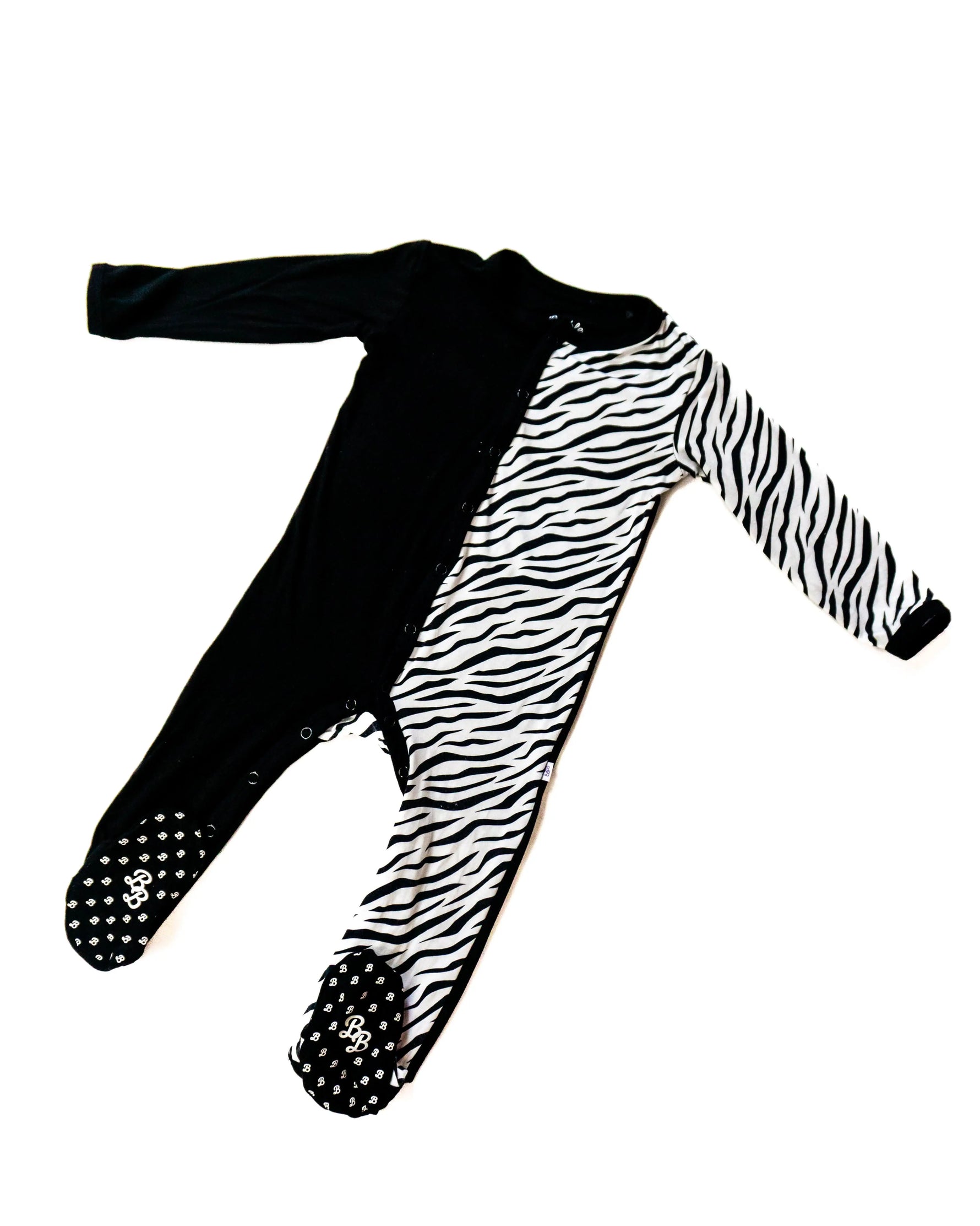 Bubble Baby Stripes | Snap Footie - 
