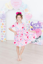 Sucker for You Three Quarter Sleeve Pocket Twirl Dress Mila & Rose ® Everetts Place: Online Boutique
