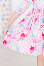 Sucker for You Three Quarter Sleeve Pocket Twirl Dress Mila & Rose ® Everetts Place: Online Boutique