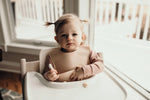 Three Little Tots Sugar Cookie Silicone Bib with Crumb Catcher - 