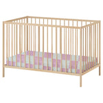 Sugar Pink & White Checkered Crib Sheet - Everetts Place