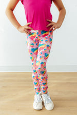 Mila & Rose organic Sugar & Spice baby leggings.