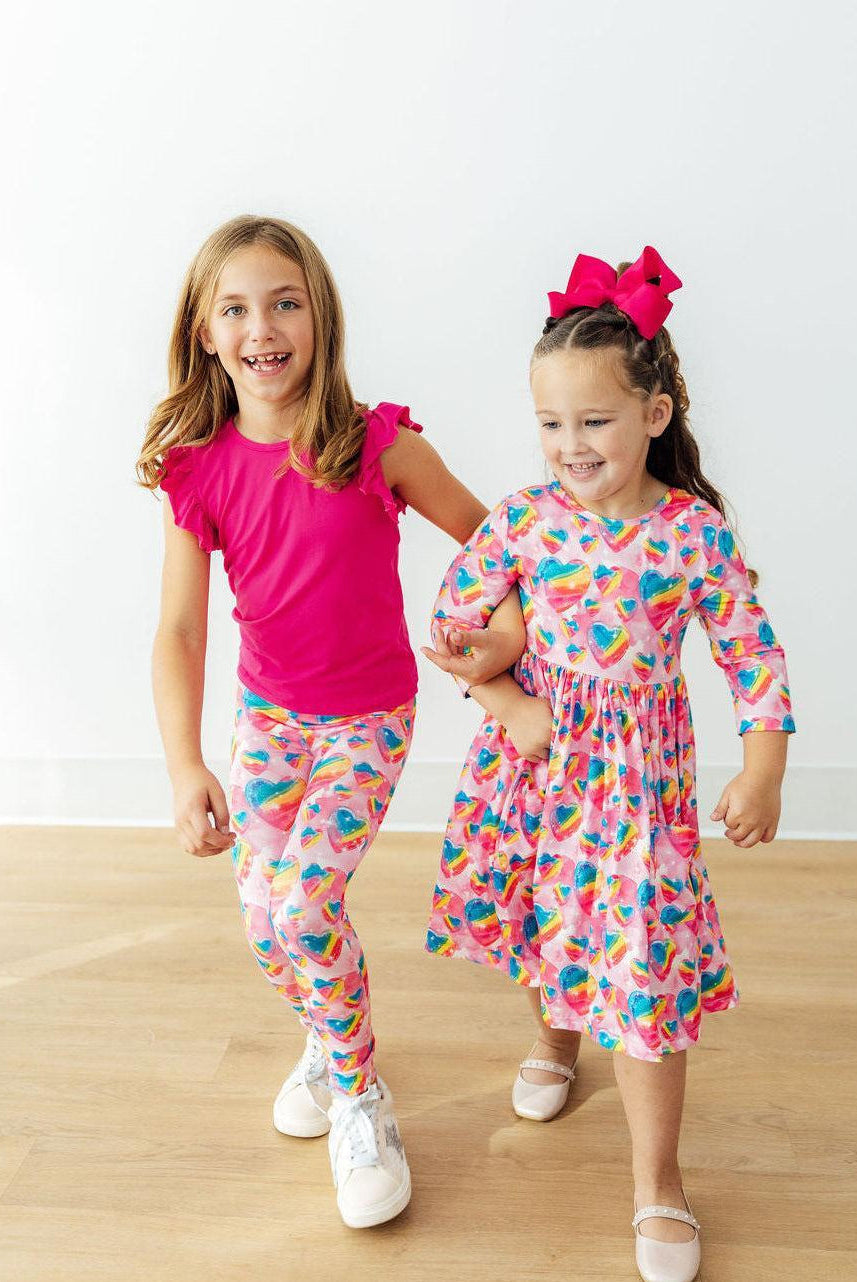 Mila & Rose Sugar & Spice organic baby leggings