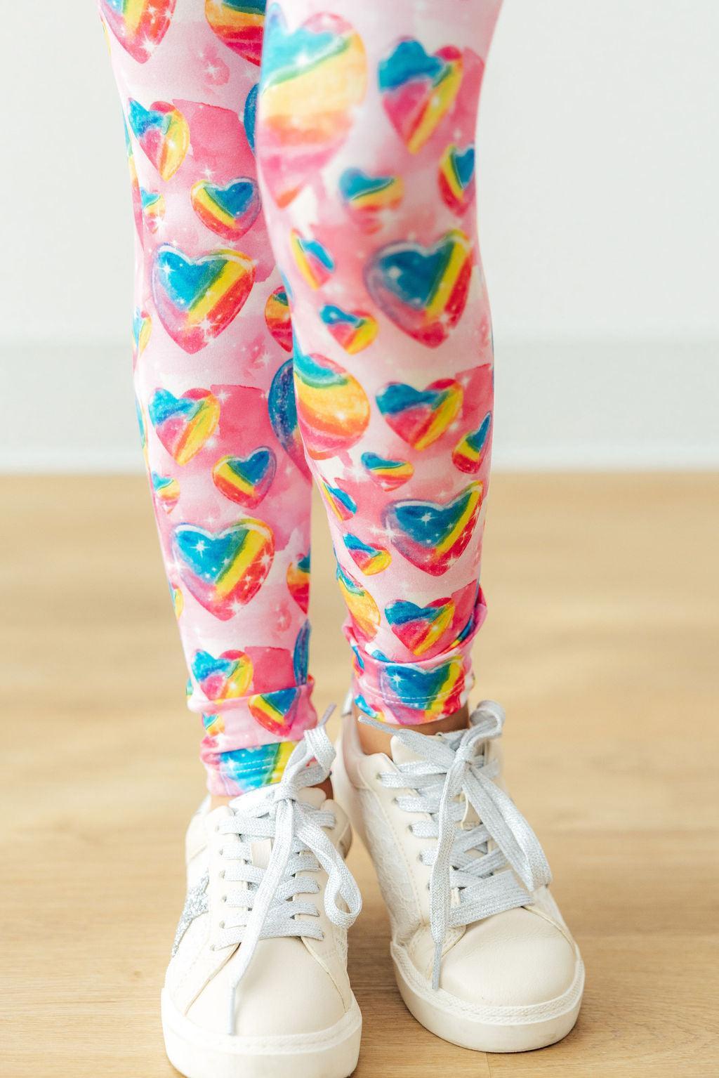 Mila & Rose Sugar & Spice organic baby leggings