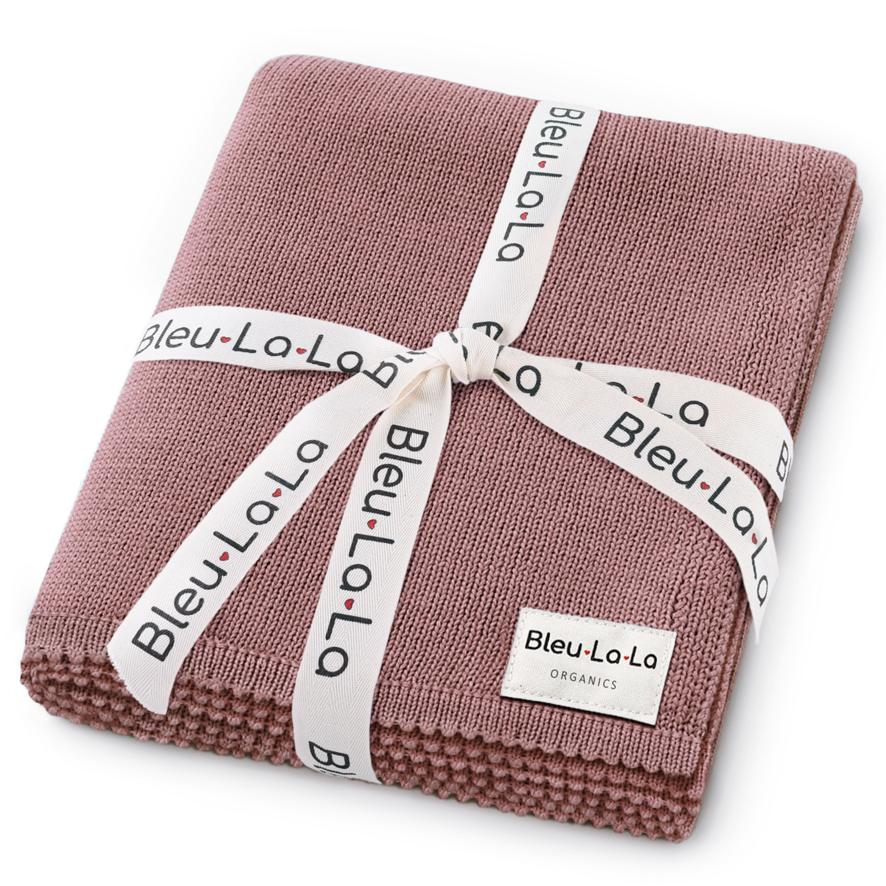 Bleu La La 100 Percent Cotton Organic Luxe Baby Blanket - Baby & Toddler