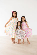 Summer Watercolor Floral Ruffle Maxi Dress For Women Mila & Rose ® Everetts Place: Online Boutique