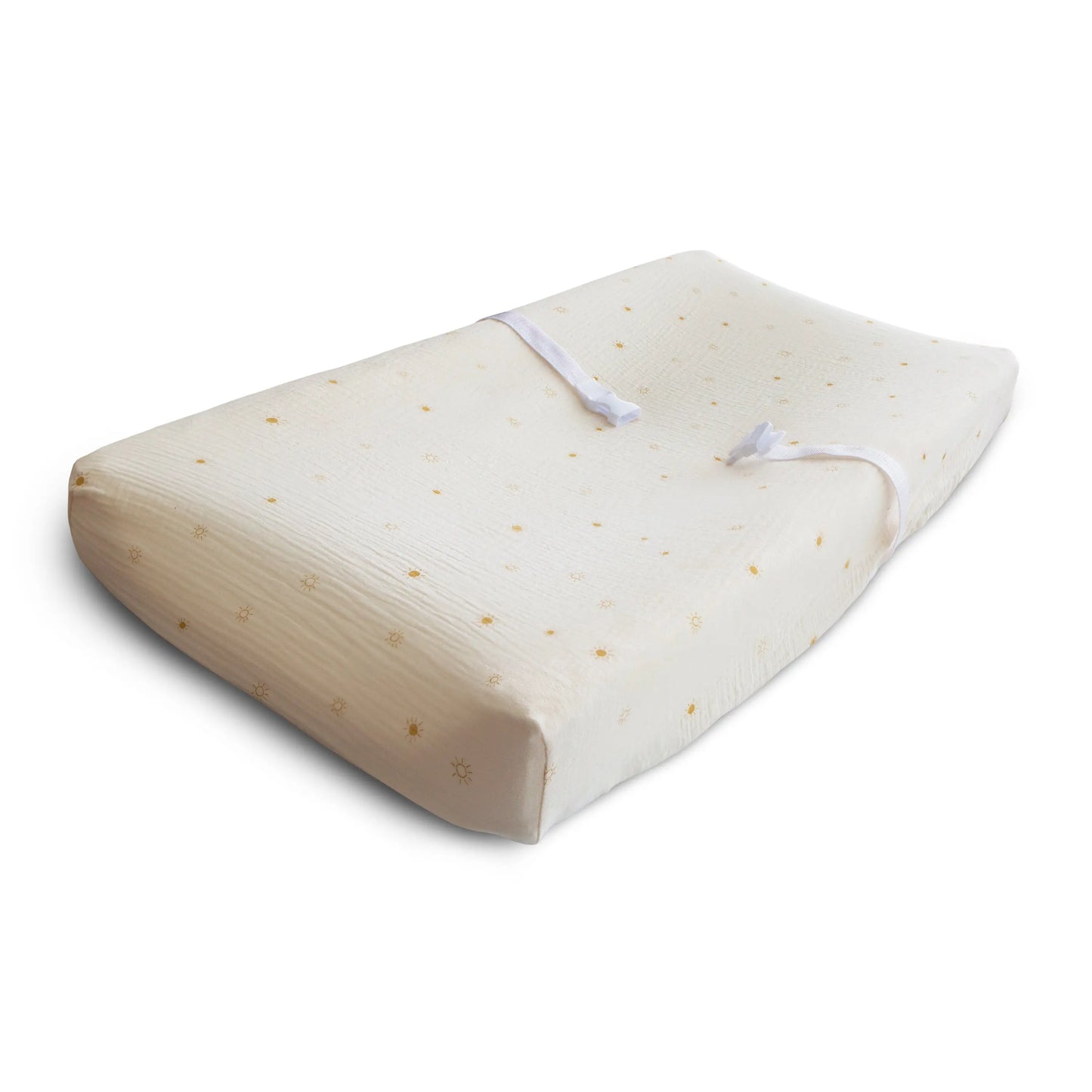 Extra Soft Muslin Changing Pad Cover 100 Percent Cotton Breathable and Cozy Design Mushie