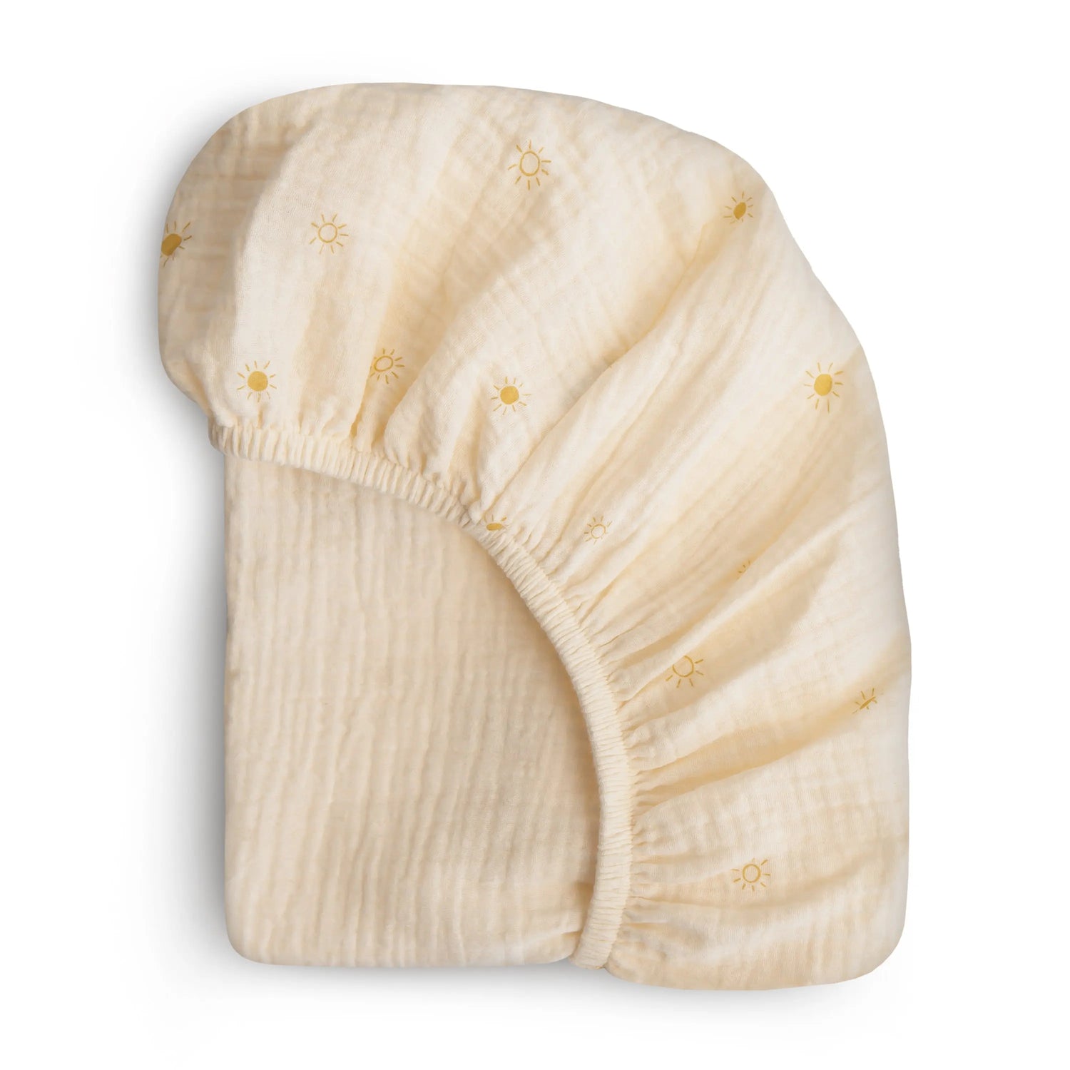 Mushie Extra Soft Bassinet Muslin Crib Sheet for Baby - 100 Percent Cotton Breathable Fabric - Home & Garden > Linens & Bedding > Bedding > Bed Sheets crib sheets