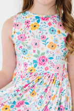 Sunshine Blooms Tank Twirl Dress For Girls Mila Rose Mila & Rose ® Everetts Place: Online Boutique