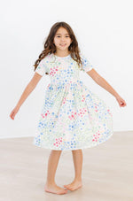 Sunshine Meadows Short Sleeve Pocket Twirl Dress for Girls Mila & Rose ® Everetts Place: Online Boutique