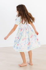 Sunshine Meadows Short Sleeve Pocket Twirl Dress for Girls Mila & Rose ® Everetts Place: Online Boutique
