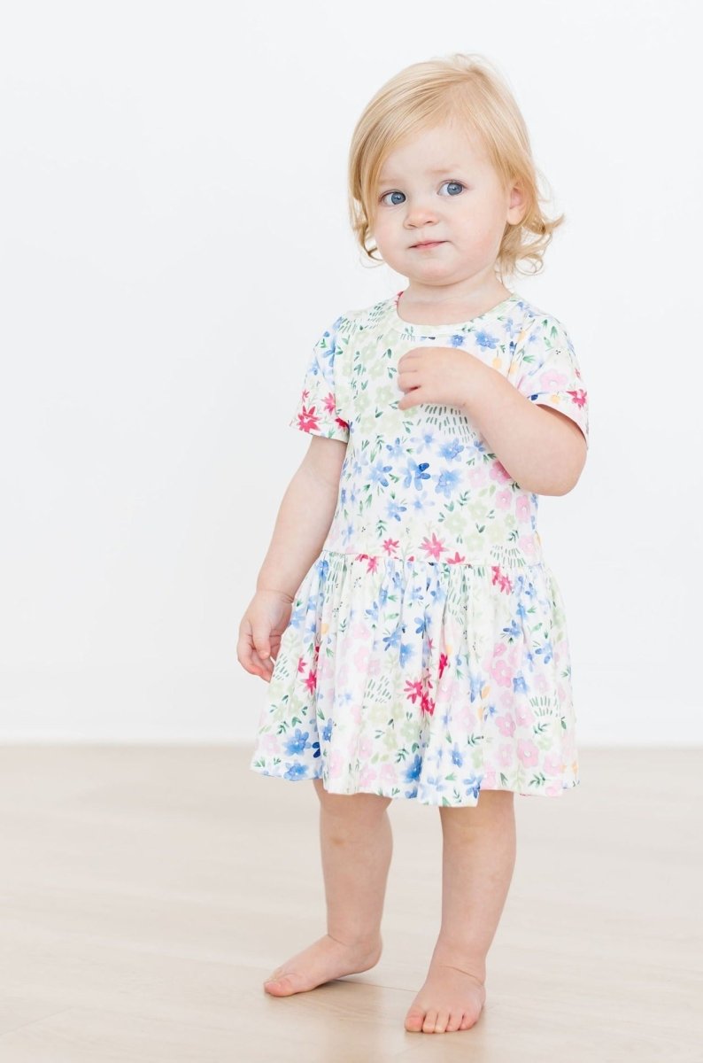 Sunshine Meadows Short Sleeve Twirl Bodysuit For Babies - Everetts Place Boutique - Twirl Bodysuit - S/S