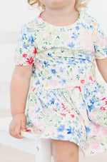 Sunshine Meadows Short Sleeve Twirl Bodysuit For Babies - Everetts Place Boutique - Twirl Bodysuit - S/S