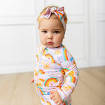 Organic The Second-Skin Convertible Romper | Here Comes the Sunshine (Pink) by Raising Mama at Everetts Place
