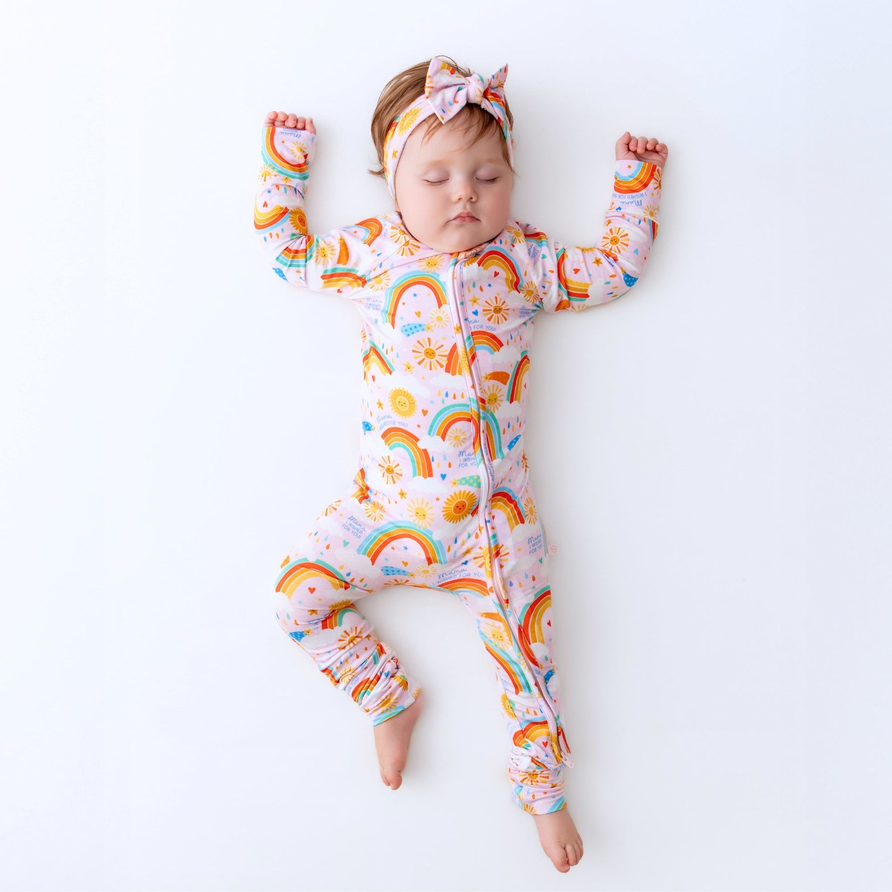 Organic The Second-Skin Convertible Romper | Here Comes the Sunshine (Pink) by Raising Mama at Everetts Place