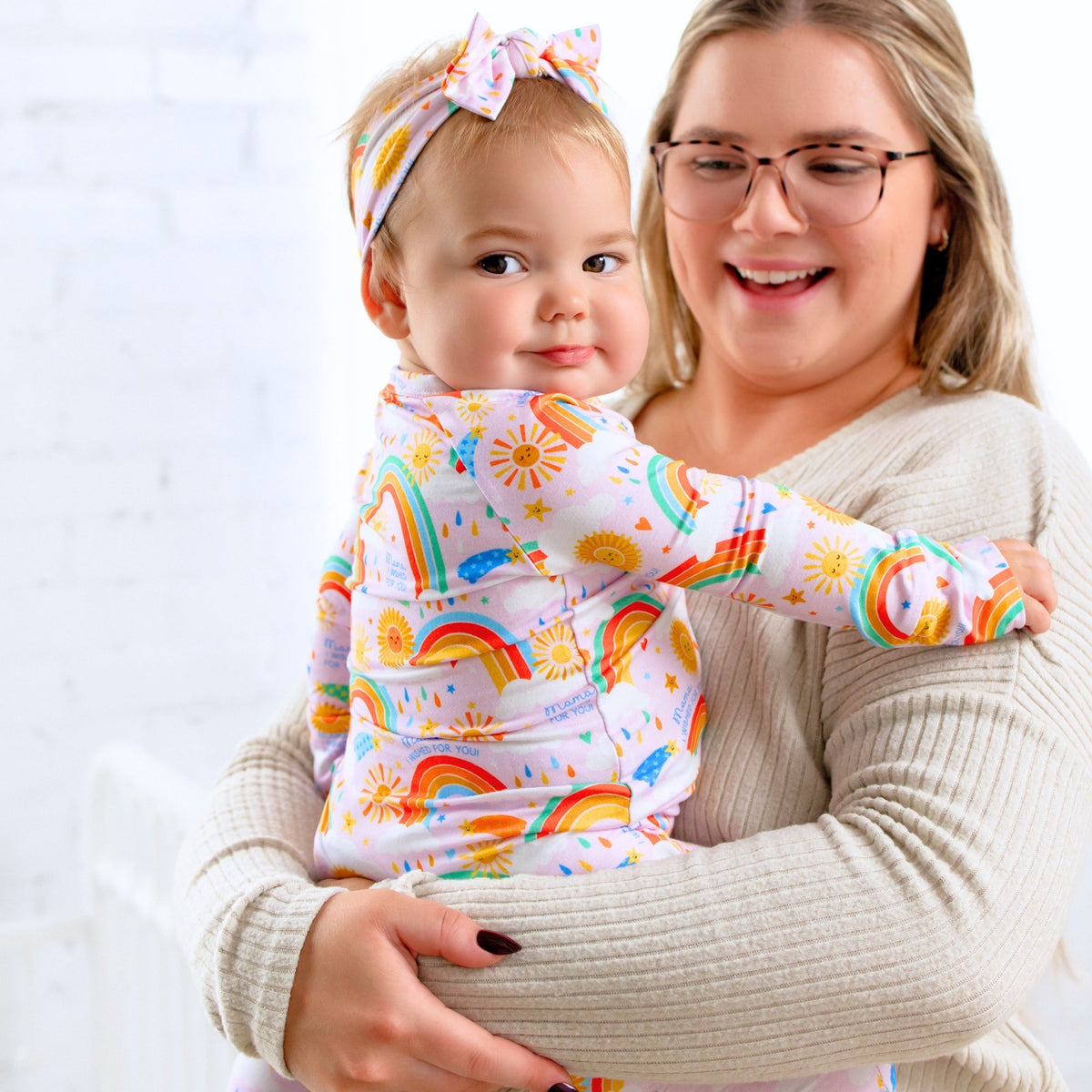 Organic The Second-Skin Convertible Romper | Here Comes the Sunshine (Pink) by Raising Mama at Everetts Place