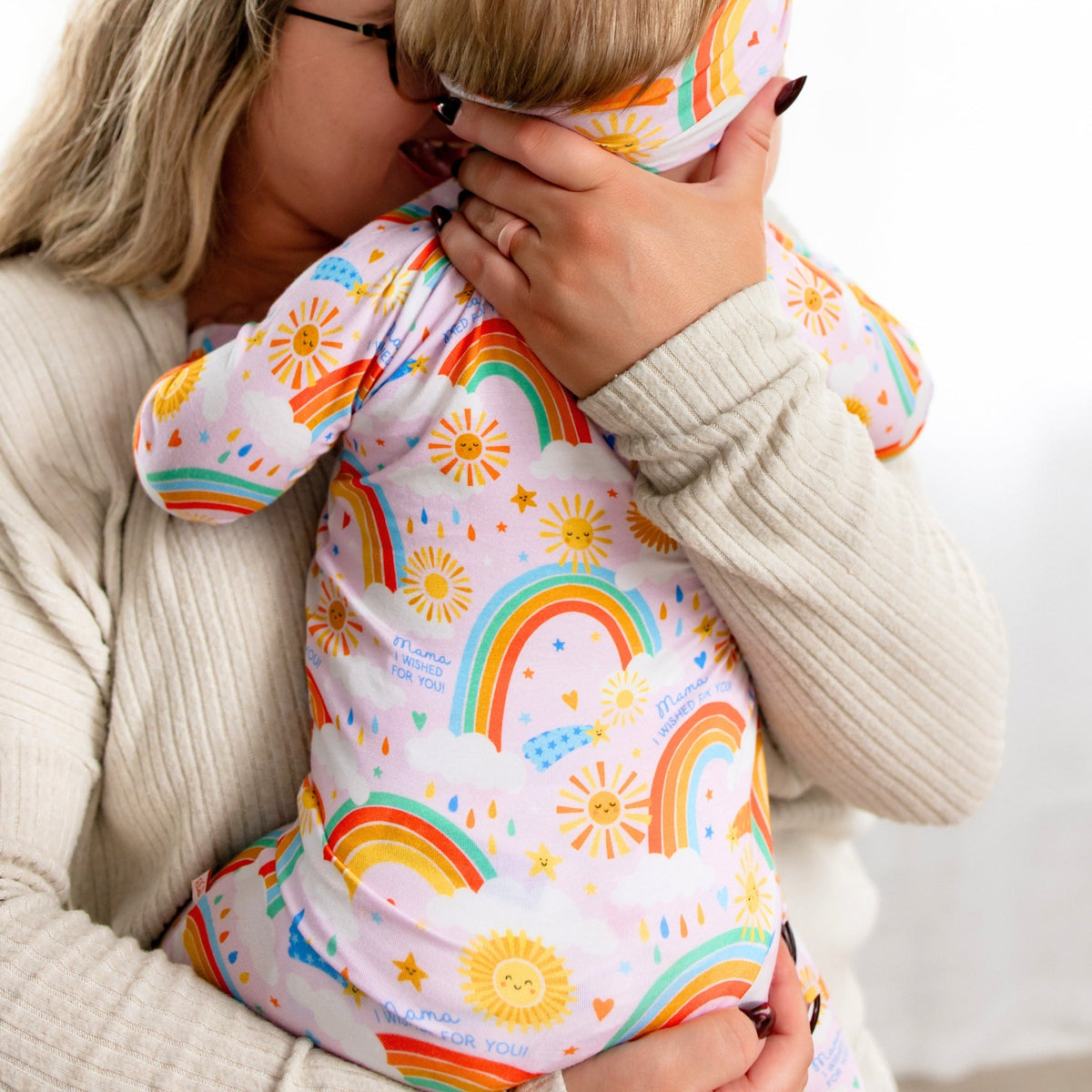 Organic The Second-Skin Convertible Romper | Here Comes the Sunshine (Pink) by Raising Mama at Everetts Place