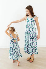Mila & Rose ® Surfer Girl Ruffle Maxi Dress - 