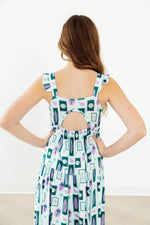 Mila & Rose ® Surfer Girl Ruffle Maxi Dress - 