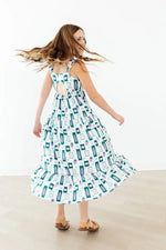 Mila & Rose ® Surfer Girl Ruffle Maxi Dress - 