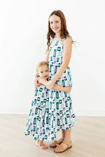 Mila & Rose ® Surfer Girl Ruffle Maxi Dress - 